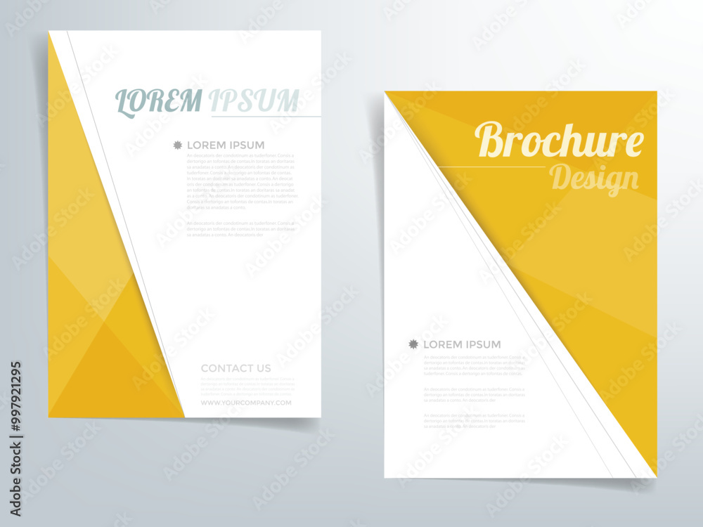 Poster header flyer business brochure vector graphic with space for text and message design