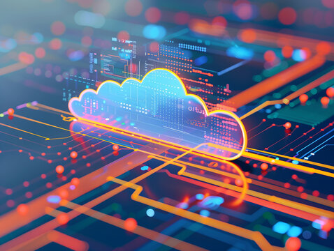 Cloud solutions - An abstract representation of cloud computing