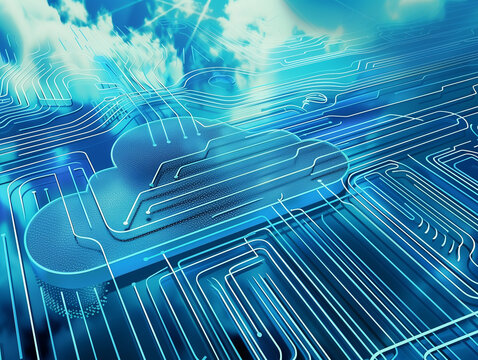 Cloud solutions - An abstract representation of cloud computing