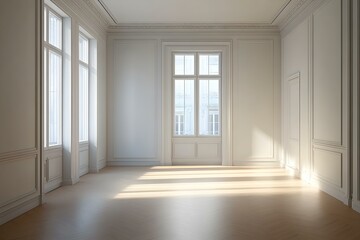 Fototapeta premium Empty room of a modern flat
