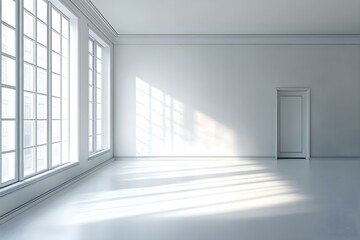 Fototapeta premium Empty room of a modern flat