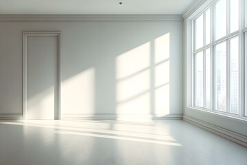 Obraz premium Empty room of a modern flat