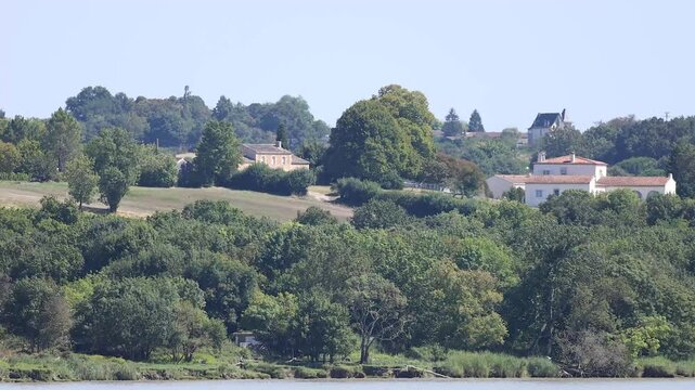 Scenic View of Blaye Countryside