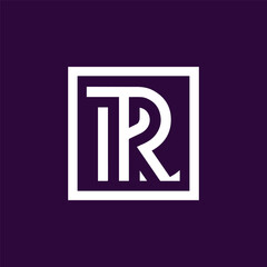 Letter R modern logo