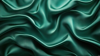 Fototapeta premium Abstract Green Fabric Background