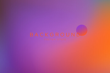 Obraz premium Soft dull purple and orange color gradient background vector design