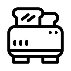Toaster line icon