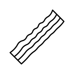 bacon line icon