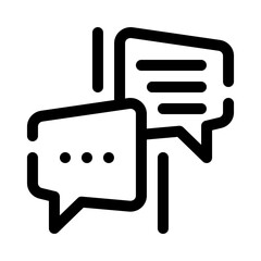 Comment Bubble line icon