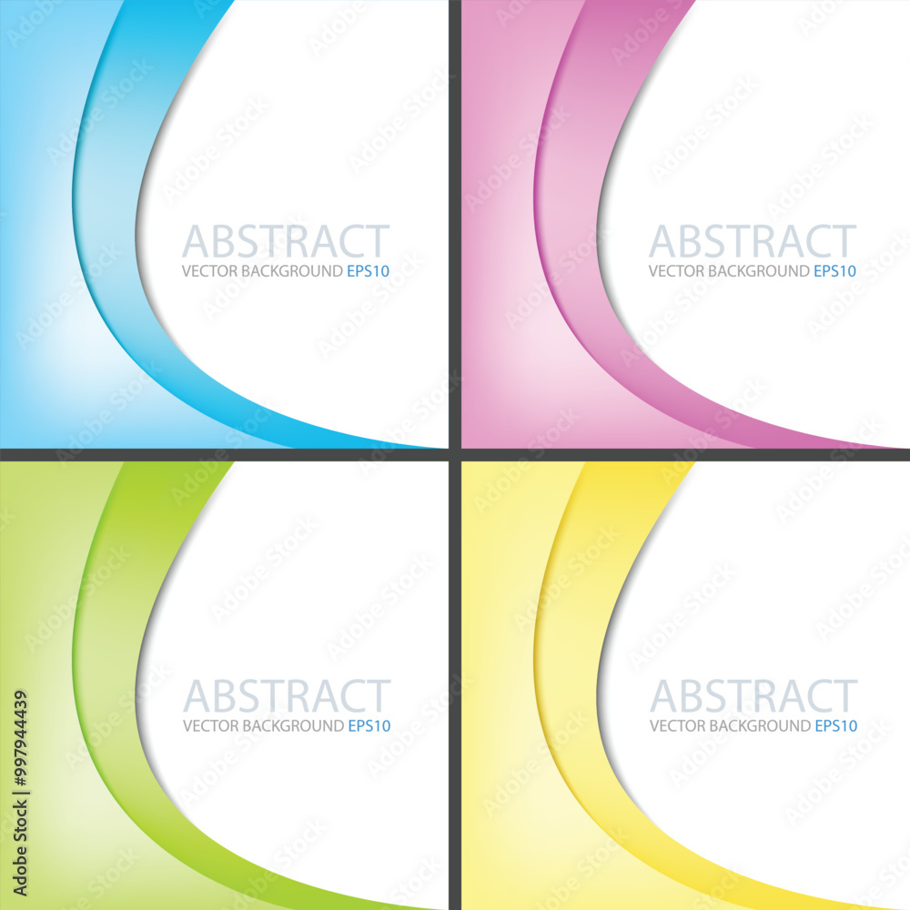 Aufkleber header flyer business brochure vector graphic with space for text and message design