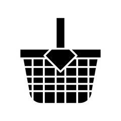 Obraz premium picnic basket glyph icon