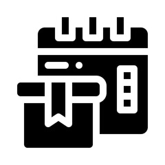 Delivery Schedule glyph icon