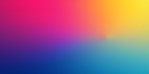 Vibrant gradient background transitioning from orange to pink to purple