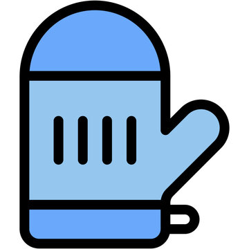 recommend clip art: Vector Icon Oven Glove, Kitchen, Oven Mitts, Food and Restaurant, Oven Glove