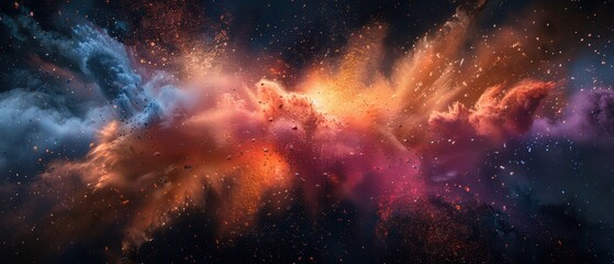 Fototapeta premium Stunning High- Cosmic Explosion in