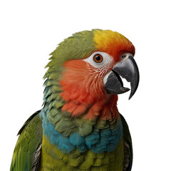 Obraz premium blue and yellow macaw with transparent background PNG and JPEG image 