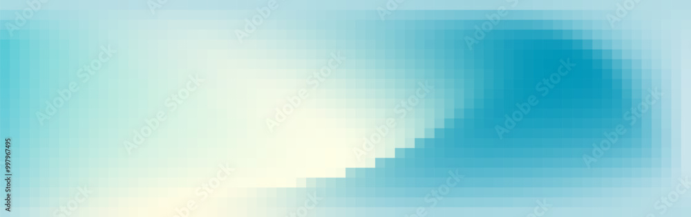 Poster pixel gradient background. abstract vector art with mosaic squares
