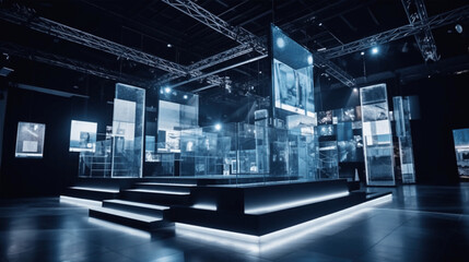 Obraz premium Exhibition booth