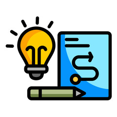 Fototapeta premium Adaptive Planning Icon