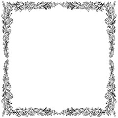 ボタニカルなフレーム　1色