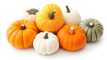 Obraz premium organic autumn squash, assorted seasonal