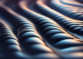 Snake Scales Jet Black Color Squiggly Realistic Shiny Clean and Detail