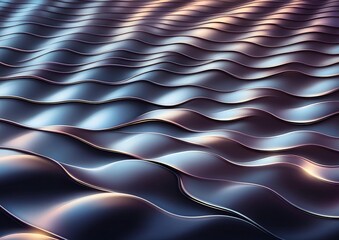 Snake Scales Jet Black Color Wavy Realistic Shiny Clean and Detail Texture