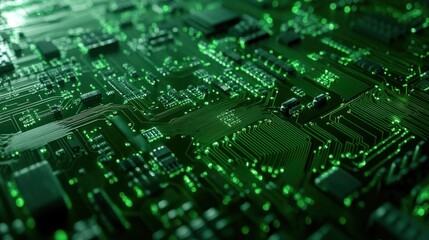 Close-up of a Circuit Board