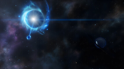 Space Battle Map for Sci-Fi DnD, Top-Down Tabletop Role-Playing Game Map, Futuristic Adventure Background for RPGs, Virtual Tabletop Asset for Space Combat Scenarios, High-Resolution Sci-Fi Space 