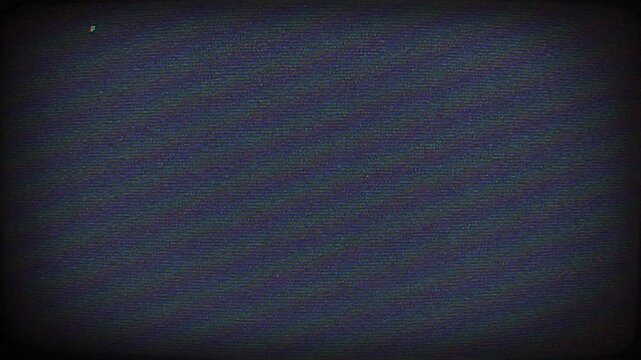 Old TV Lines Noise Glitch TV Screen Texture Overlay, Video Effect