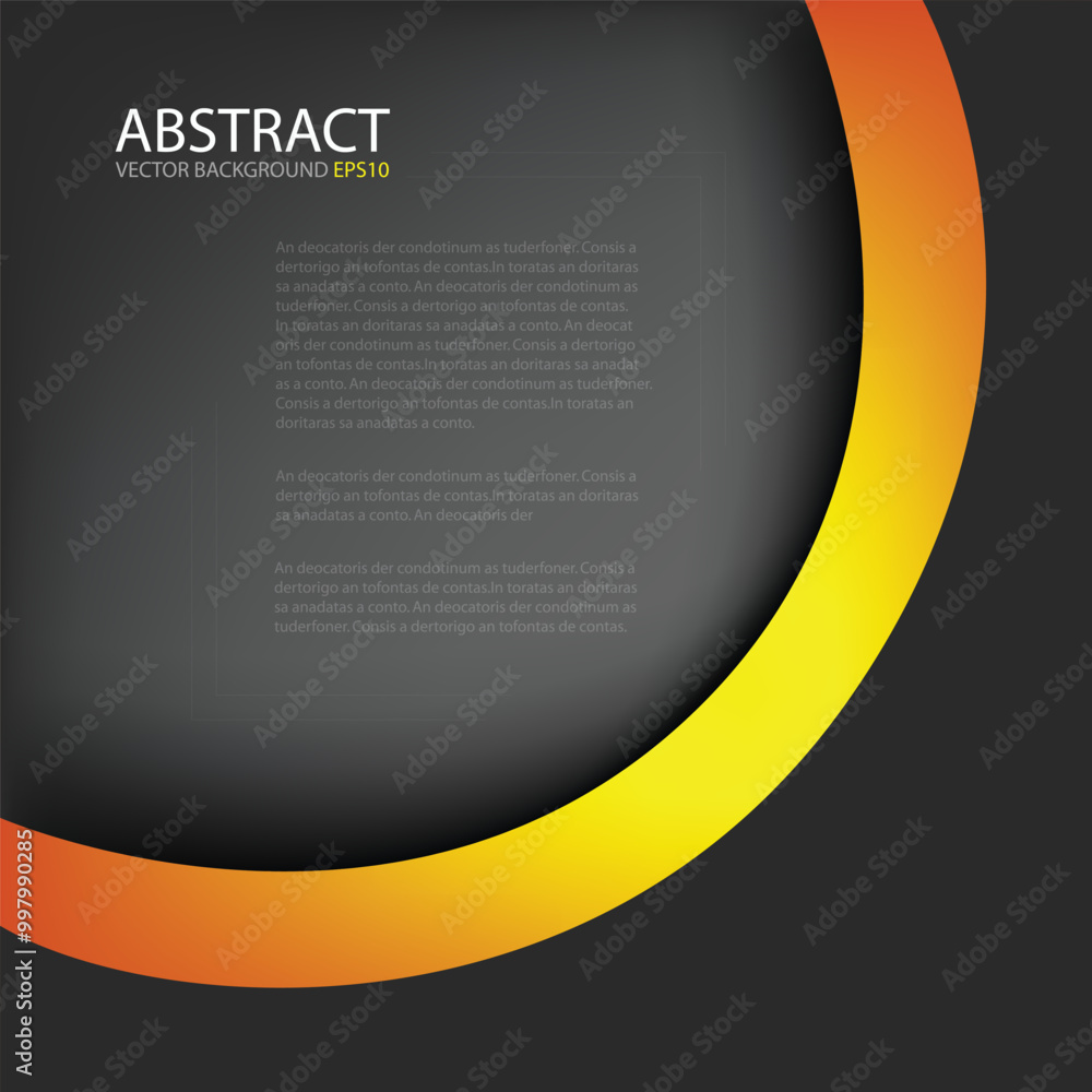 Poster graphic vector curve line overlap background for text and message design