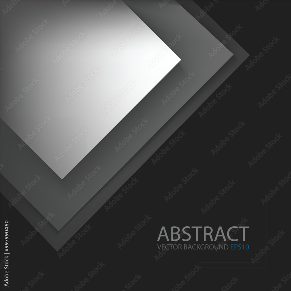 Poster graphic geometric triangle overlap vector layer background for text and message design