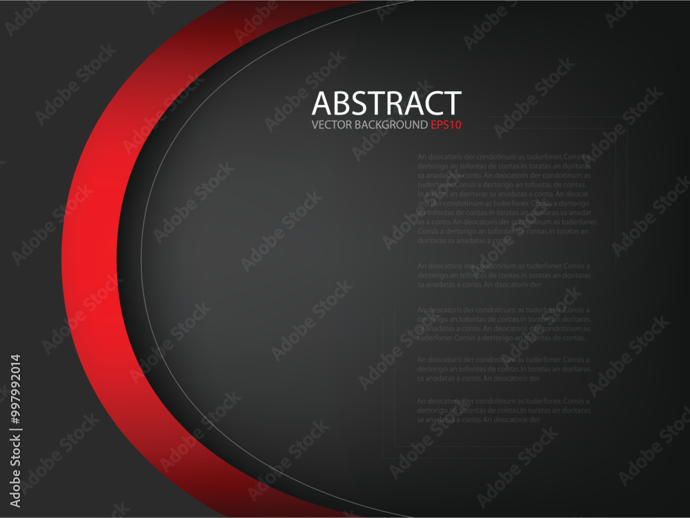 Poster graphic vector curve line overlap background for text and message design