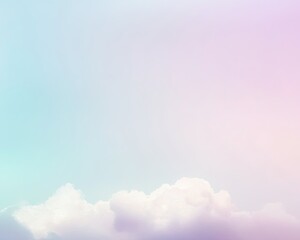A sky with a few clouds and a light blue background