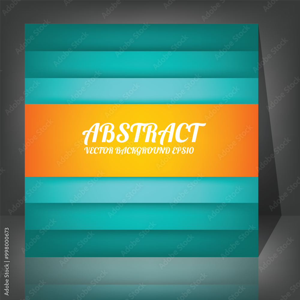 Poster header flyer business brochure vector graphic with space for text and message design