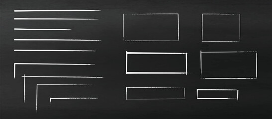 Set of hand drawn colorful arrows and lines. highlighter elements.