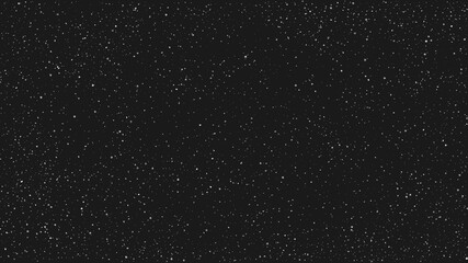 Colorful falling confetti on black background