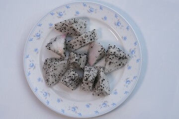 One of the fruits sold in Thailand is dragon fruit.