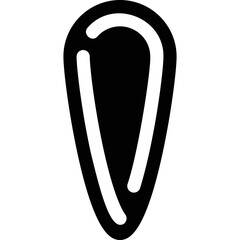 Simple vector icon feminine pad