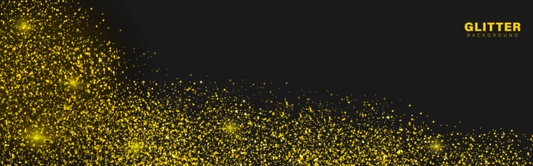 Vector illustration of glitter effect background