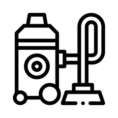 vacuum cleaner line icon