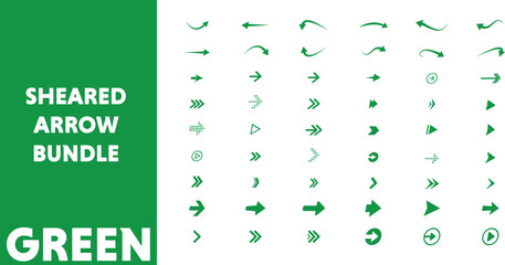 Sheared Arrows Bundles - Green edition