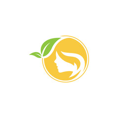 Beauty face logo, beauty salon, spa, beauty center, hair salons, etc.