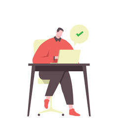 Business Working Illustration