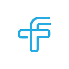 initial ft letter logo design vector template for monogram and other business