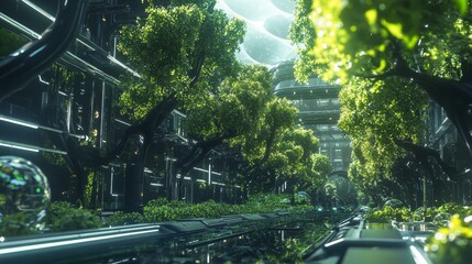 Technological Integration of Nature: AI-Infused Greenery for Health and Wellness in Modern Eco-Tech World