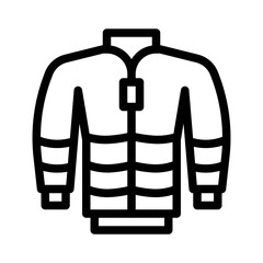 jacket line icon