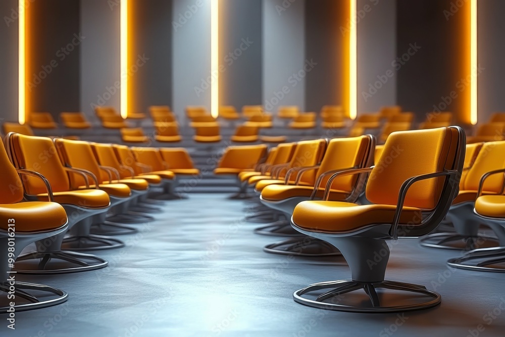 Poster a 3d model of a courtroom setting where zero tolerance cases are being adjudicated highlighting the 