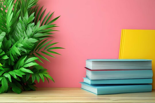 A set of training manuals focused on implementing zero tolerance policies arranged on a wooden desk.