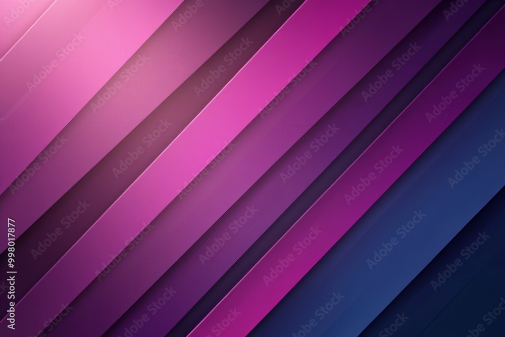 Poster diagonal pink and purple stripes forming a sleek modern abstract background with a sense of depth an
